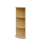 TZ 3 - 3 kancelářská skříň rohová, levá, 1107x360x400, javor horský